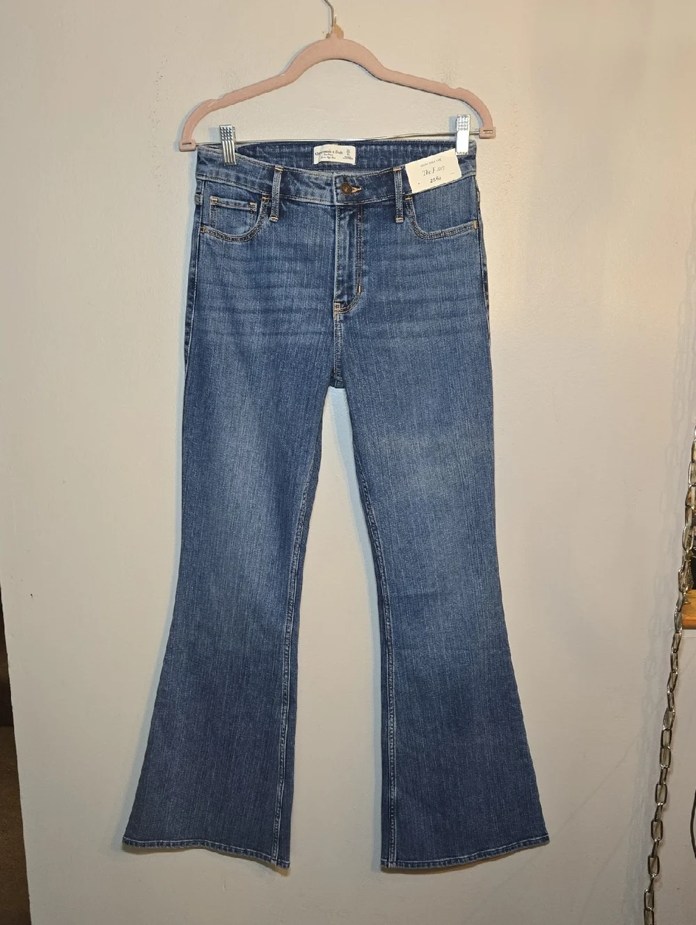 Abercrombie & Fitch The Flare Ultra High Rise Stretch Jeans NWT